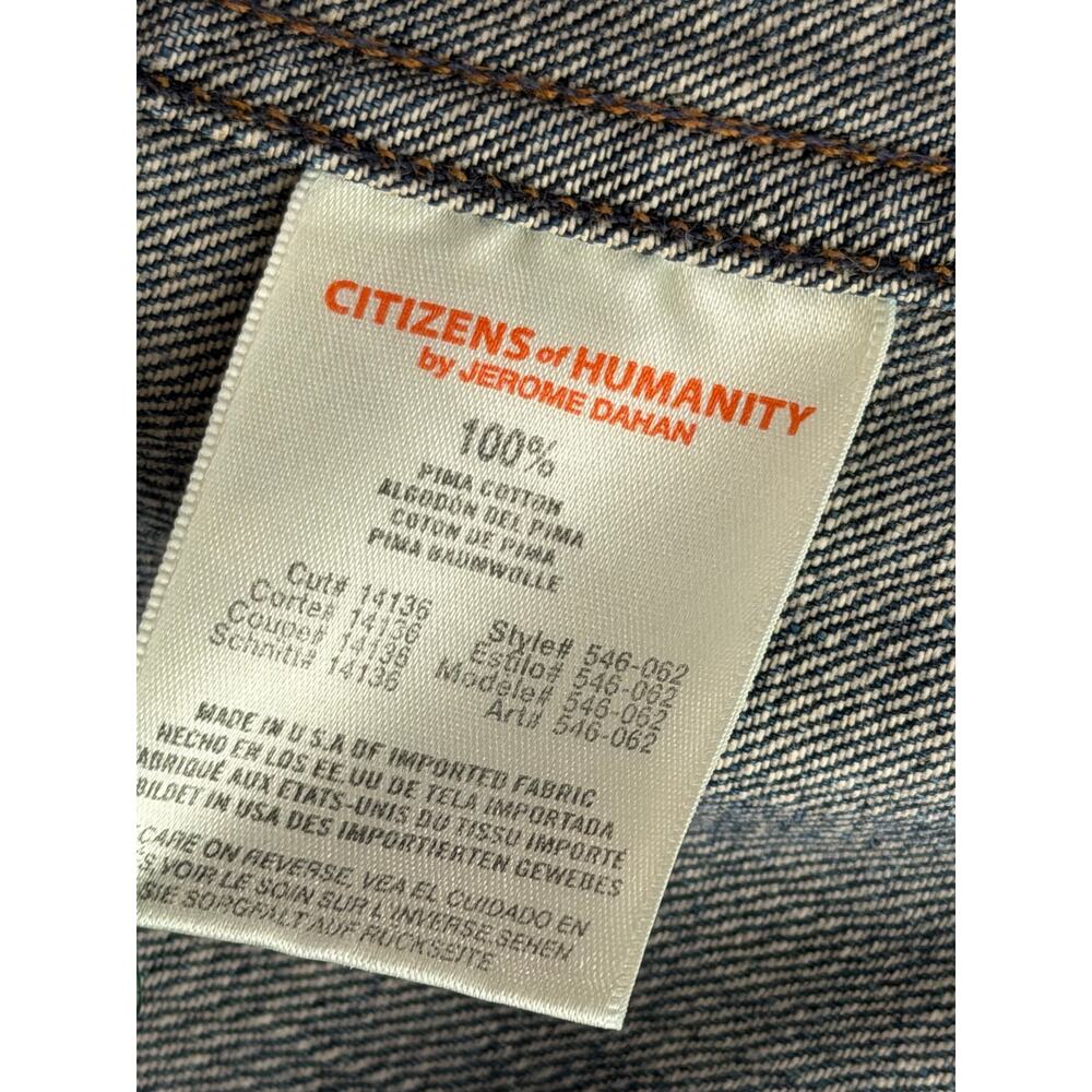 Citizens of humanity distressed denim jean vest - Picture 4 of 6